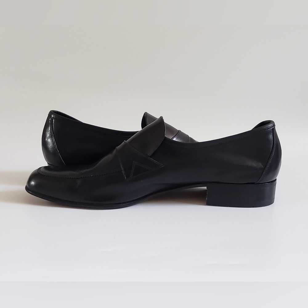 Christian Dior Messieur Women's Black Leather Shoes Size 8 - Picture 3 of 16